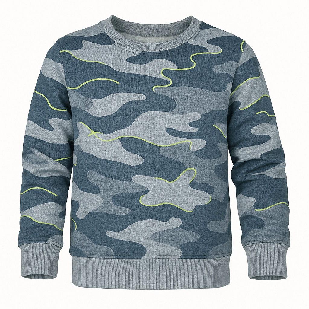 Grey Kids Sweat Shirt