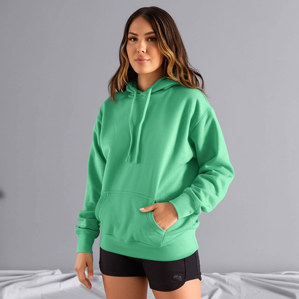 Unisex Double Cap Hoodie