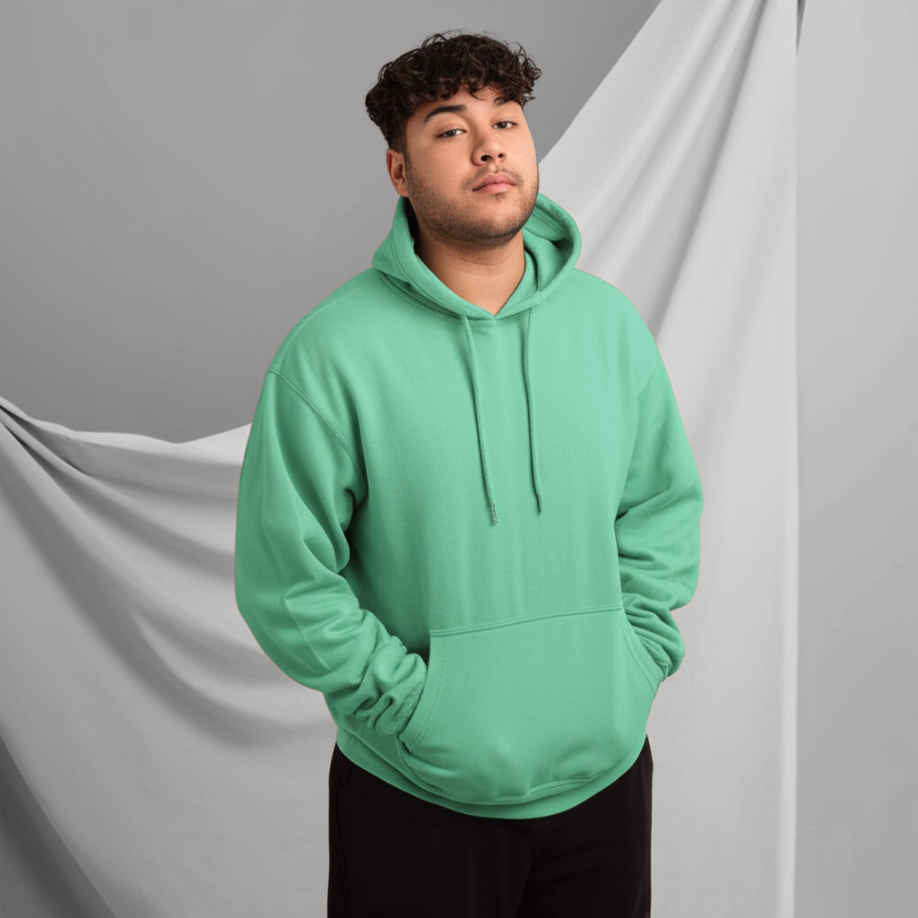 Unisex Double Cap Hoodie