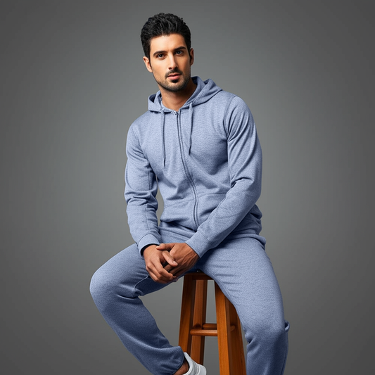 Blue Dotted Unisex Tracksuit