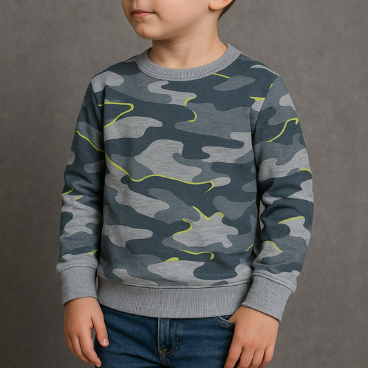 Grey Kids Sweat Shirt