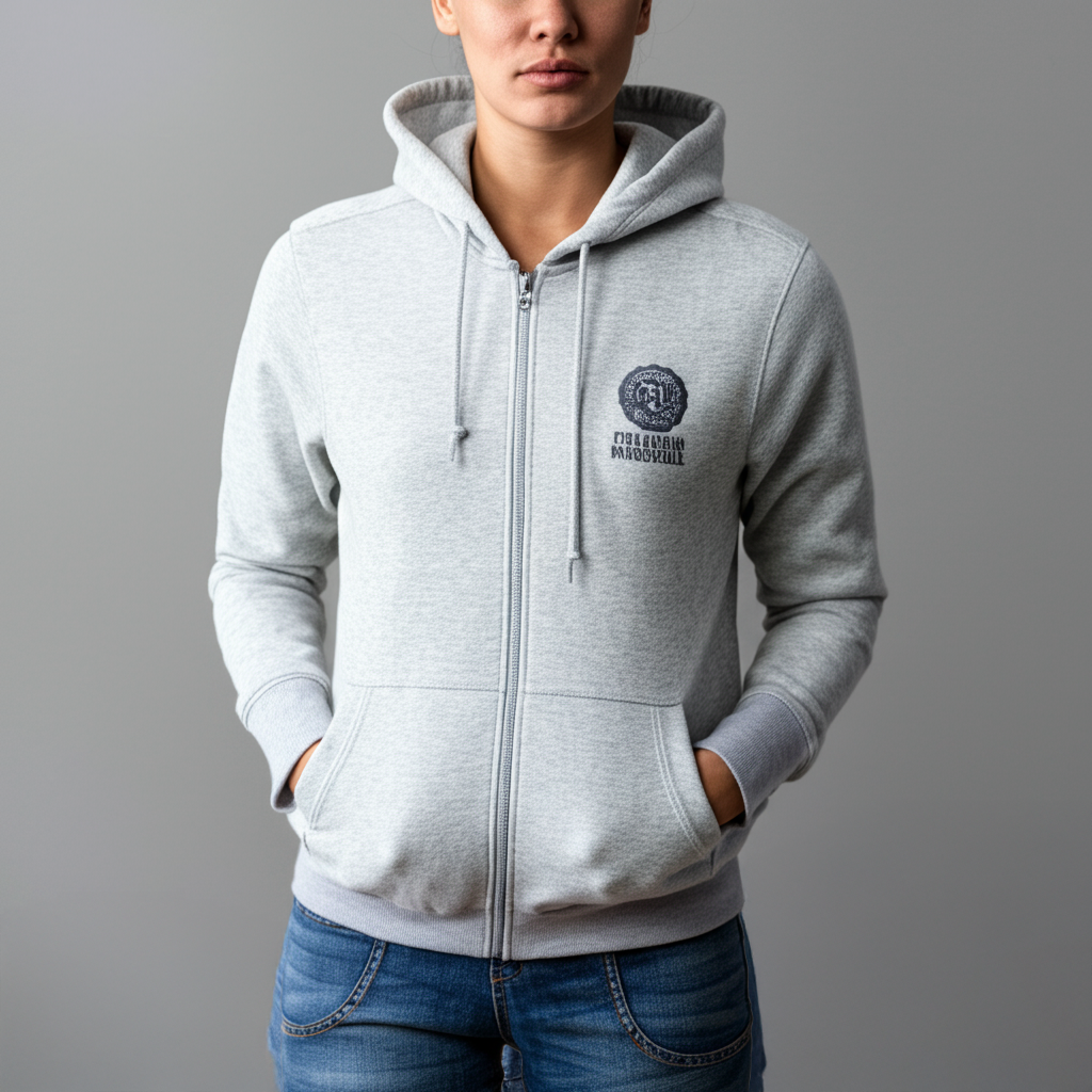 Franklin & Marshall Unisex Zip Up Hoodie