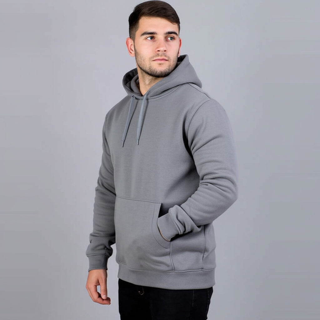 Charcoal Black Hoodie