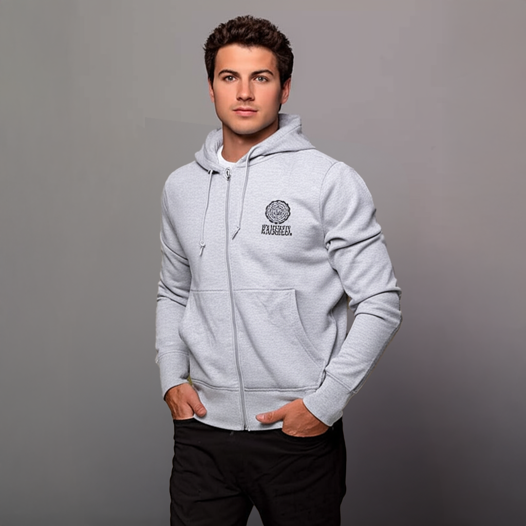 Franklin & Marshall Unisex Zip Up Hoodie