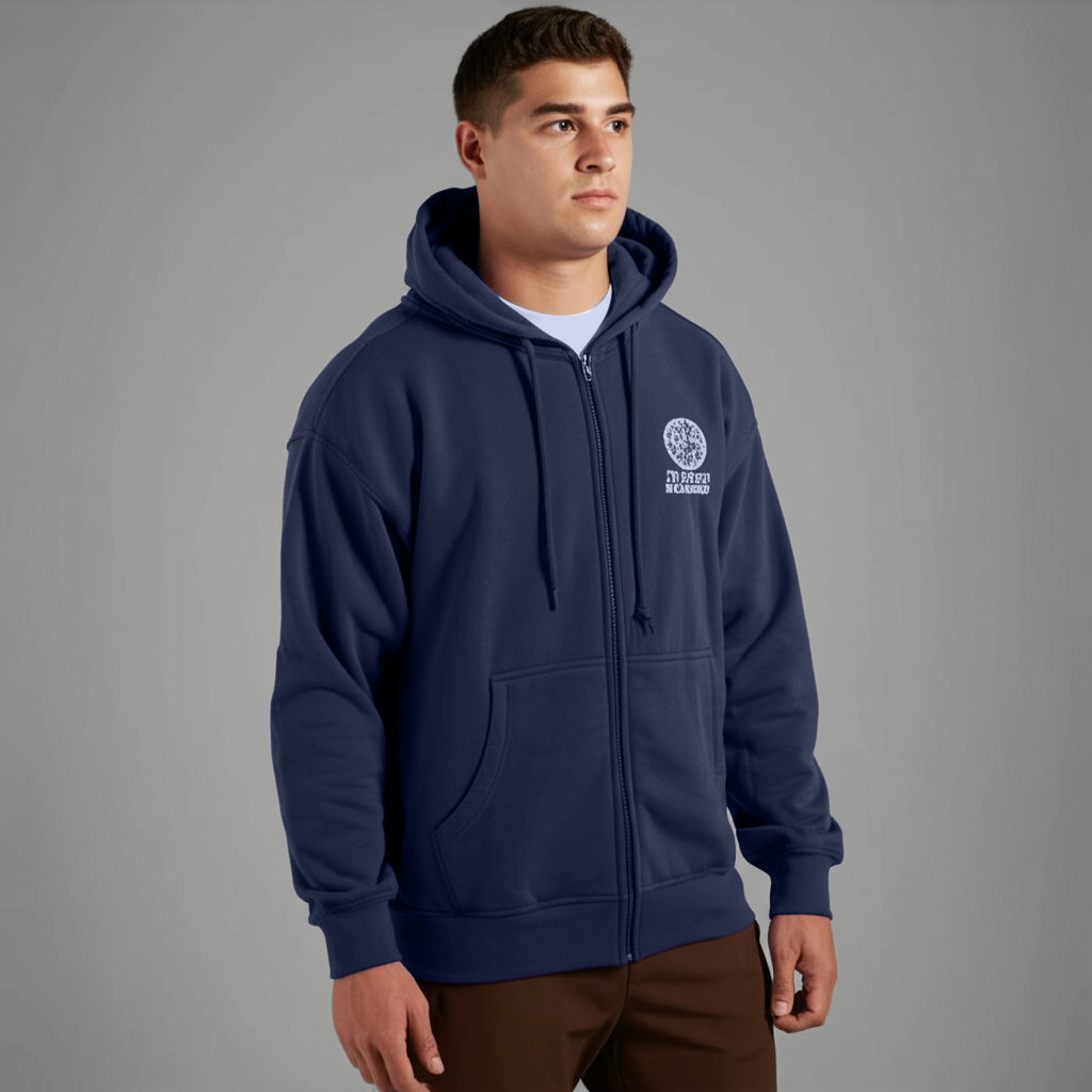Franklin & Marshall Unisex Zip Up Hoodie