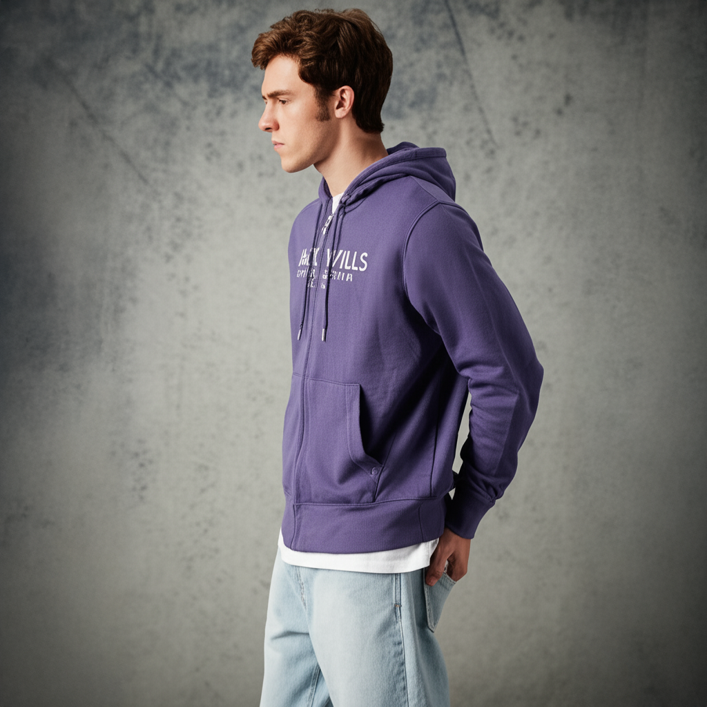 Unisex Zip Up Hoodie