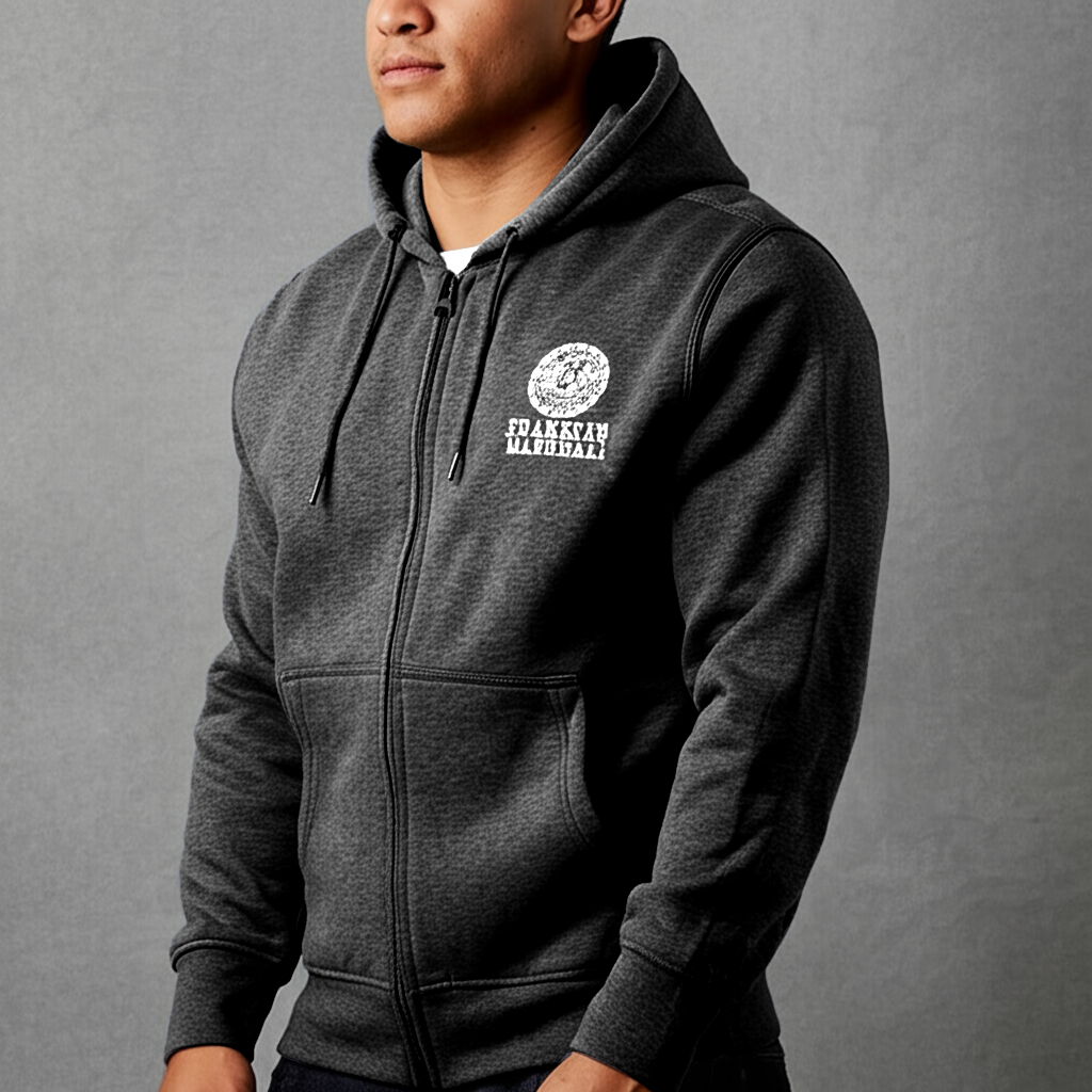 Franklin & Marshall Unisex Zip Up Hoodie
